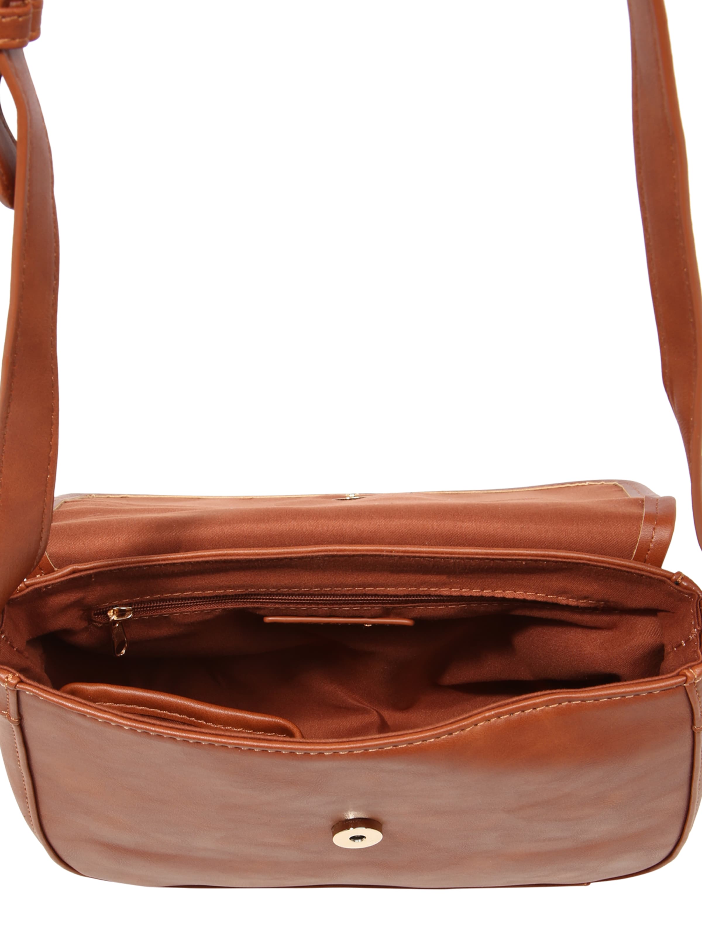 ABOUT YOU Taška cez rameno 'Charlotta' - Hnedá