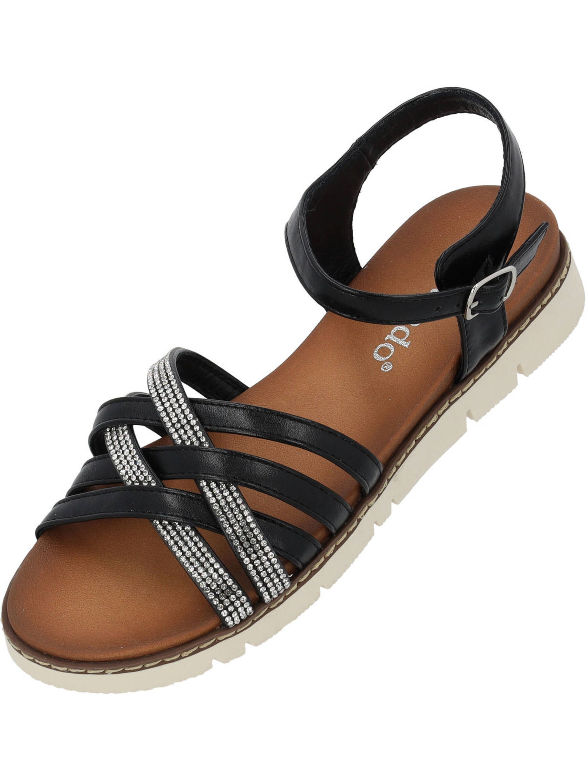 Palado Sandaler 'Gieh' i sort: forside