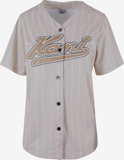 Palaidinė iš Karl Kani, spalva – zomšos spalva / gelsvai pilka spalva / juoda / balta, Prekių apžvalga