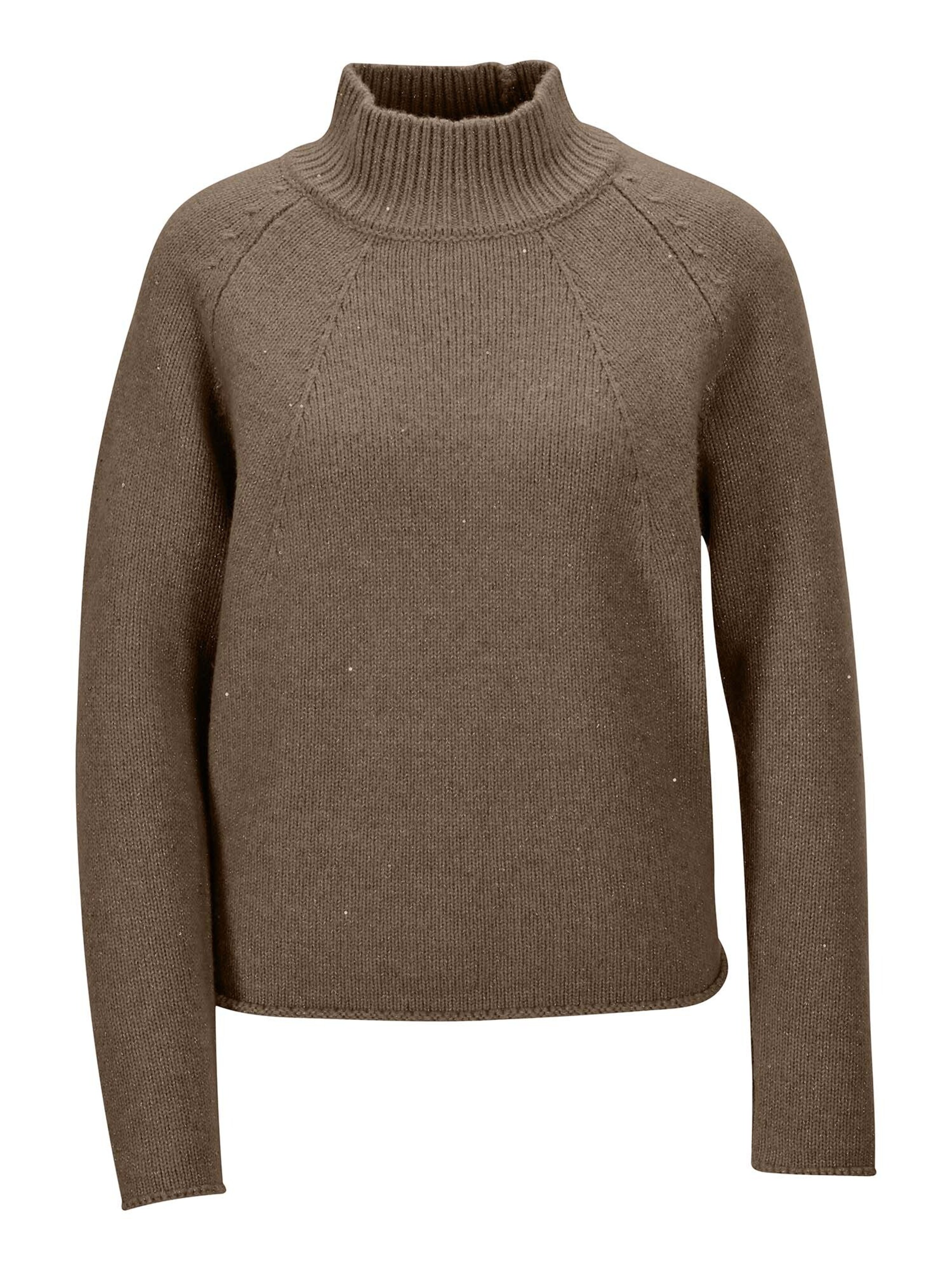 MADELEINE Trui in de kleur Donkerbeige, Productweergave