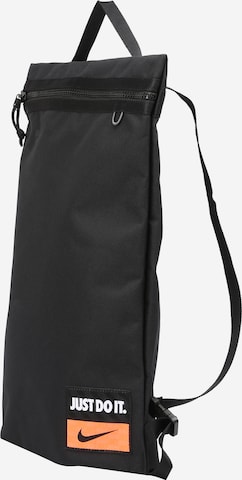 NIKE Sports Bag in Black: front
