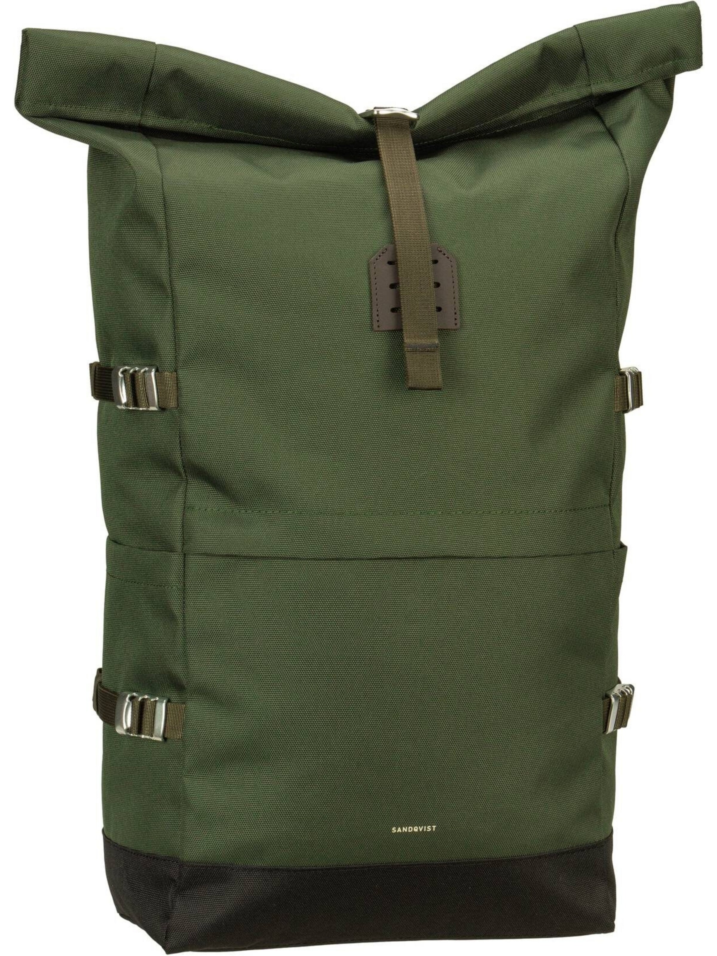 SANDQVIST Backpack in Green: front