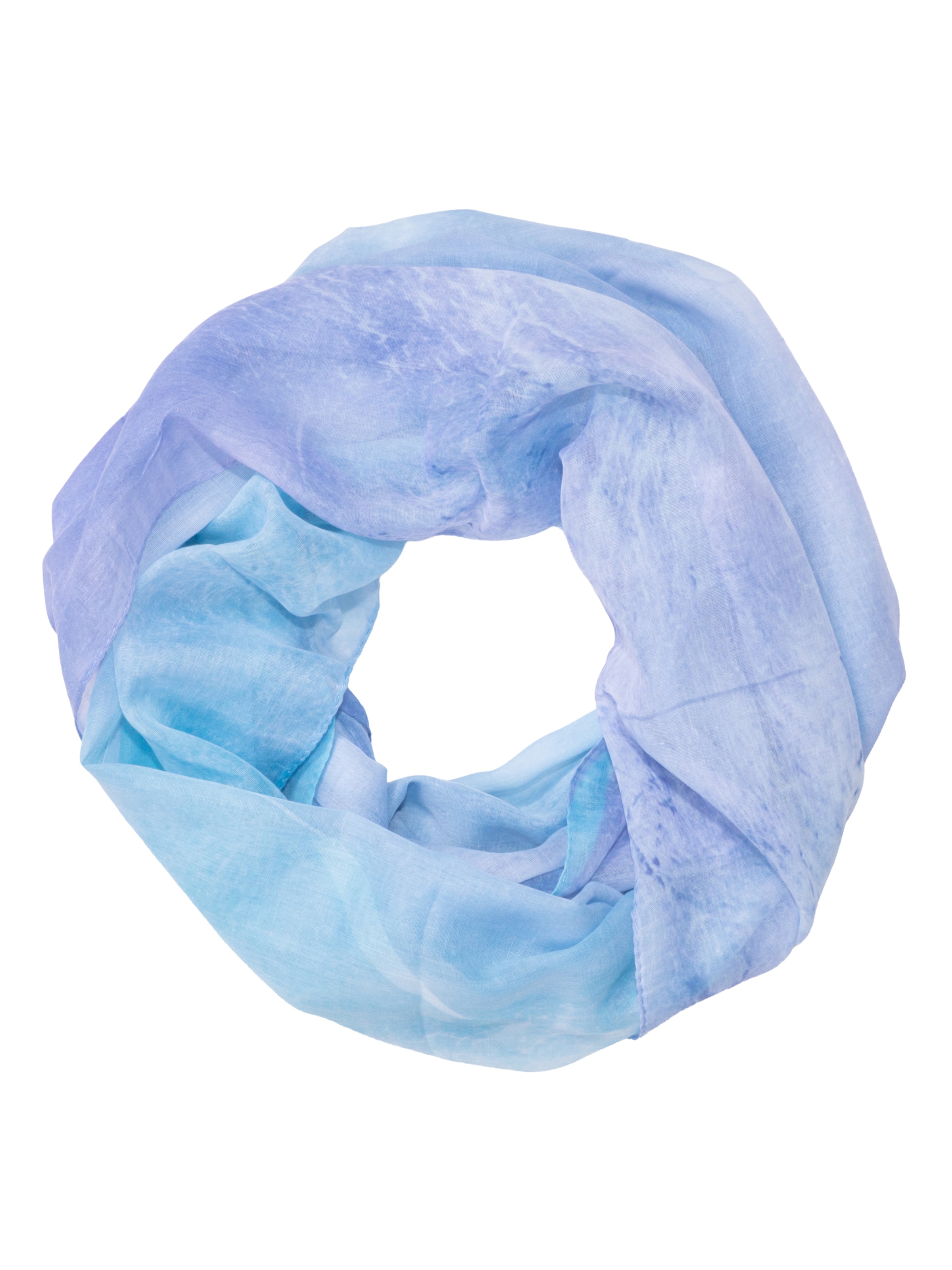 Écharpe tube 'LOLA' Seasons of April en bleu : devant