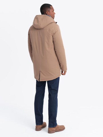 Ombre Winter parka in Brown