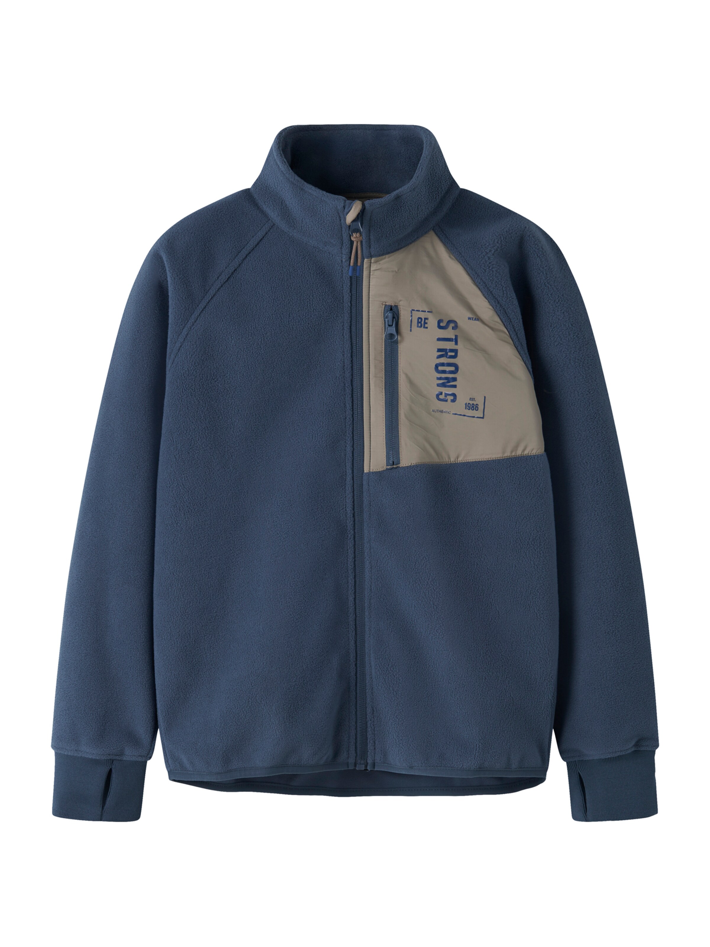 NAME IT Fleecejacke 'NKNMOVE03' in Blau: Vorderseite
