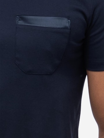 Mey Pyjama kurz 'Aarhus' in Blau