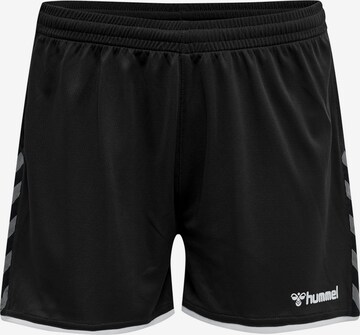 Hummel Sportshorts 'Authentic' in Schwarz: predná strana