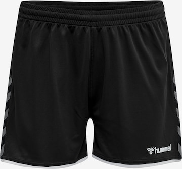 Hummel Sportshorts 'Authentic' in Schwarz: predná strana