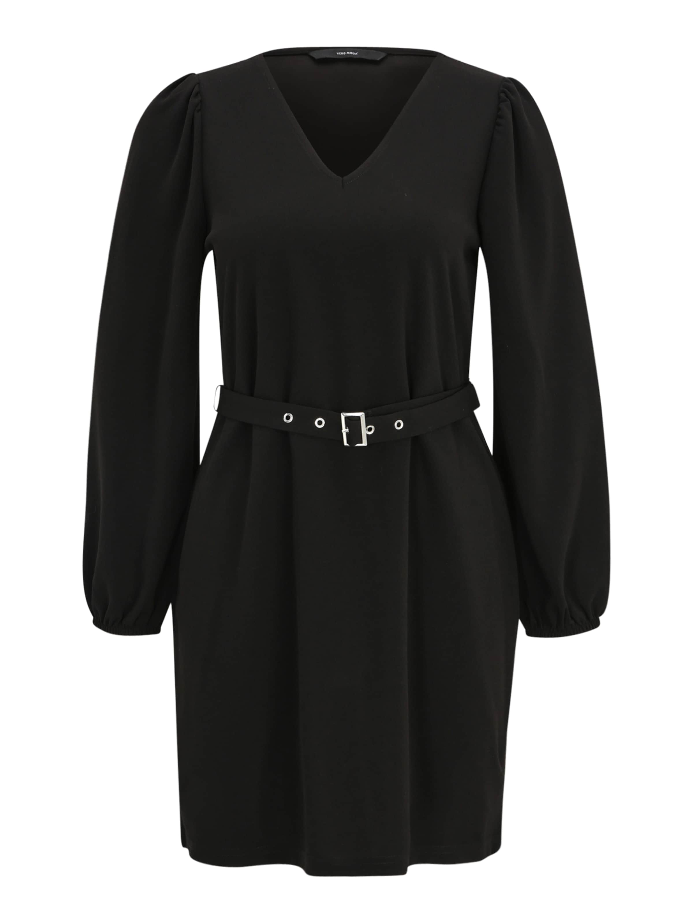 Vero Moda Petite Ruha - fekete: elől