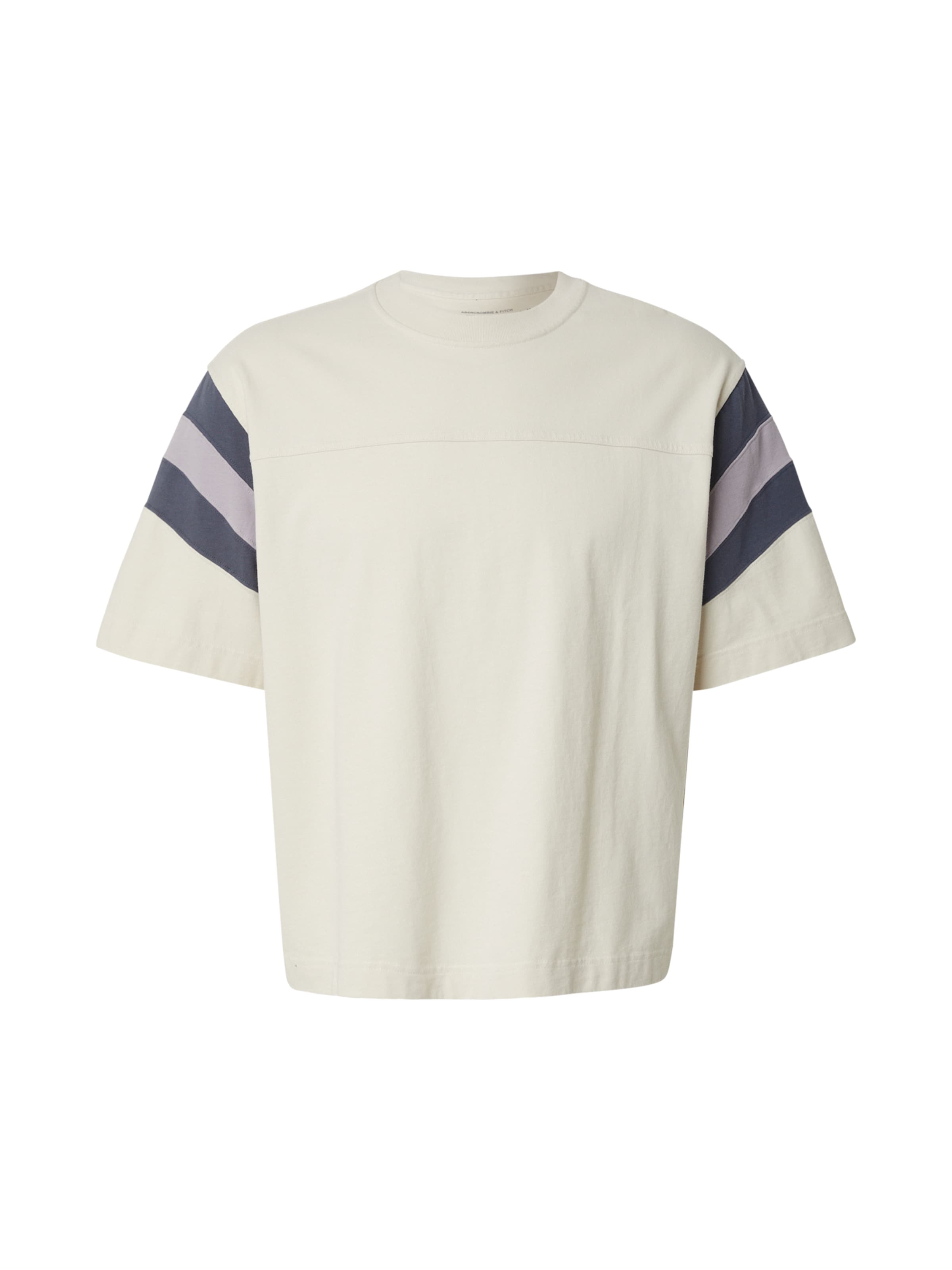 T-Shirt Abercrombie & Fitch en beige : devant