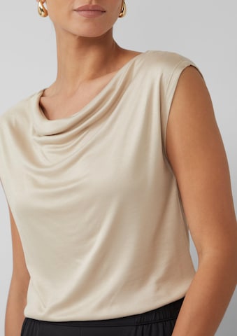 s.Oliver BLACK LABEL T-Shirt in Beige