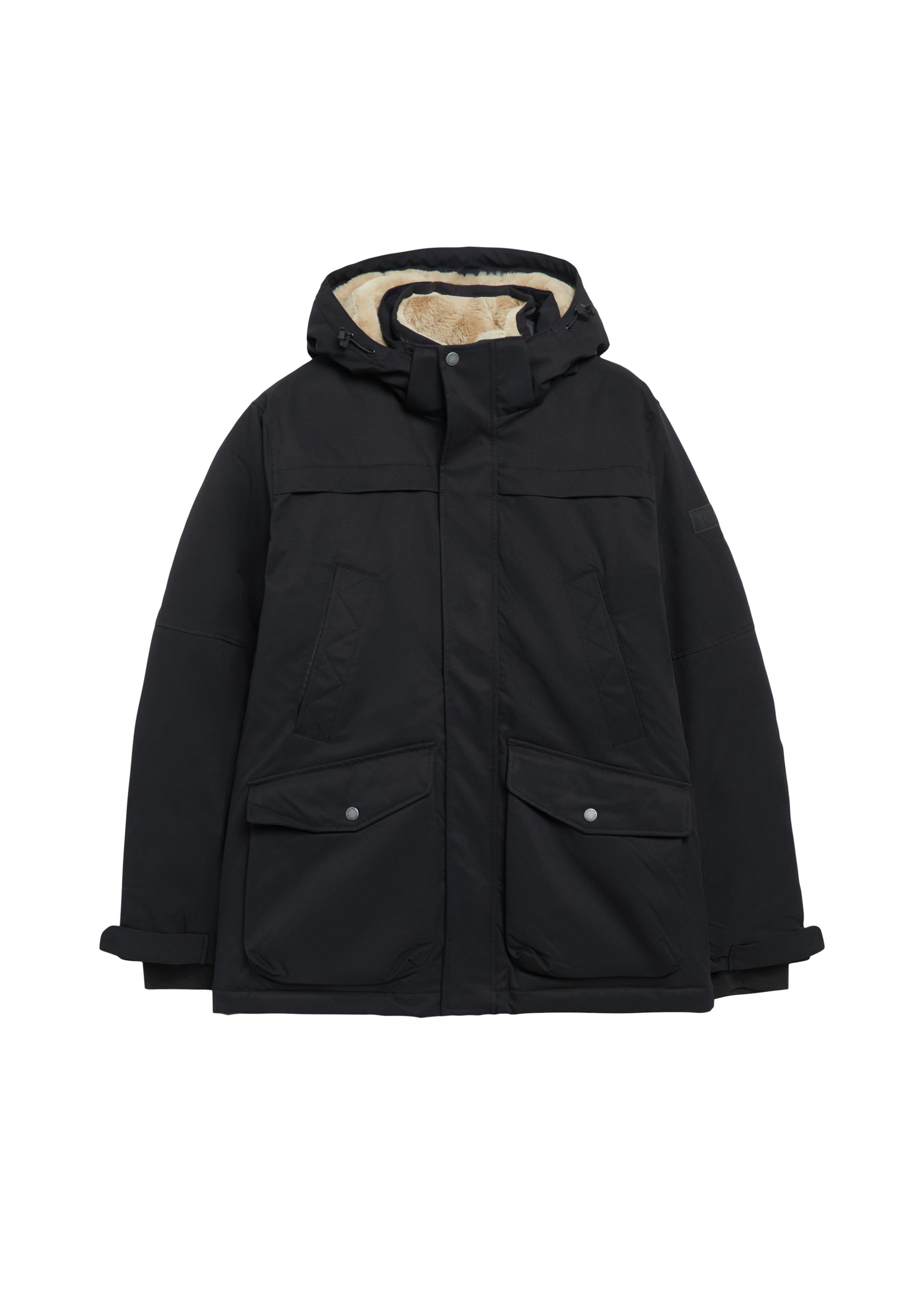 s.Oliver - Casaco de inverno em preto: frente