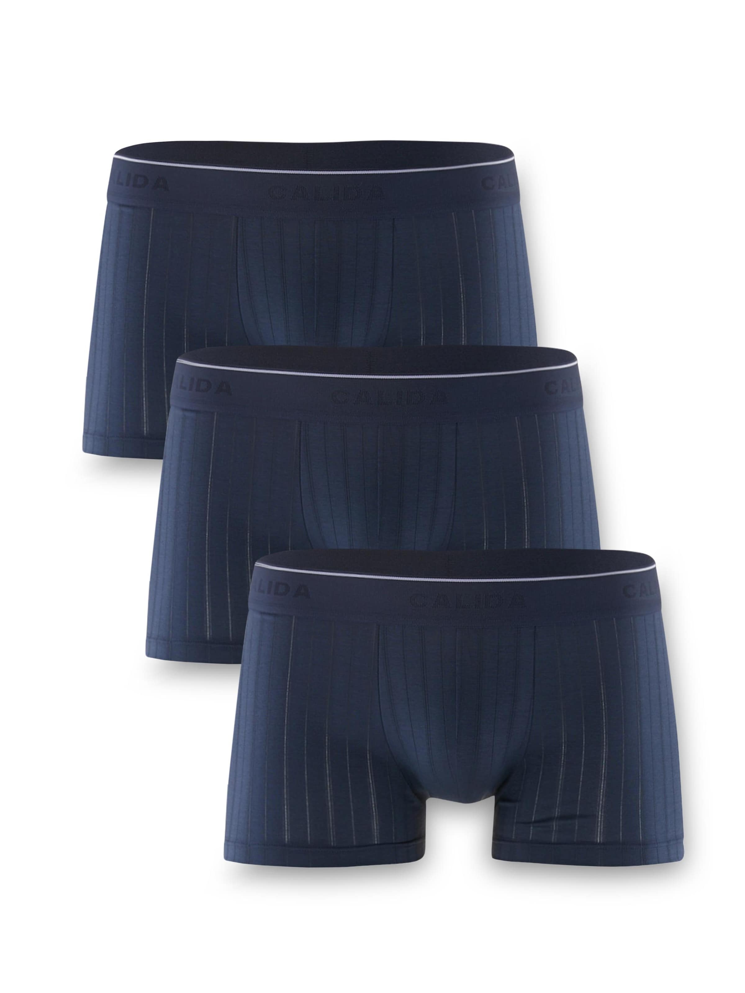 CALIDA Boxer shorts 'Pure & Style' in L in marine blue, Item view