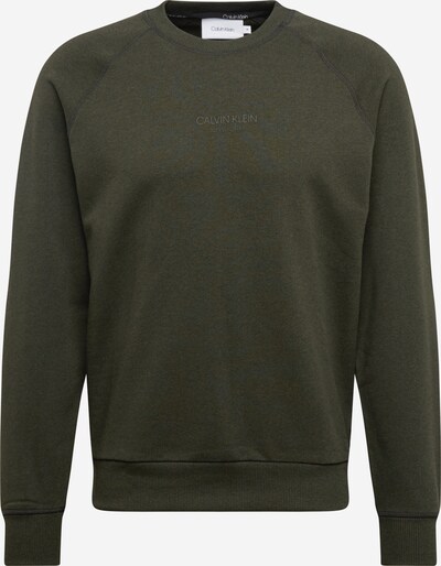 Calvin Klein Sweatshirt in de kleur Olijfgroen, Productweergave