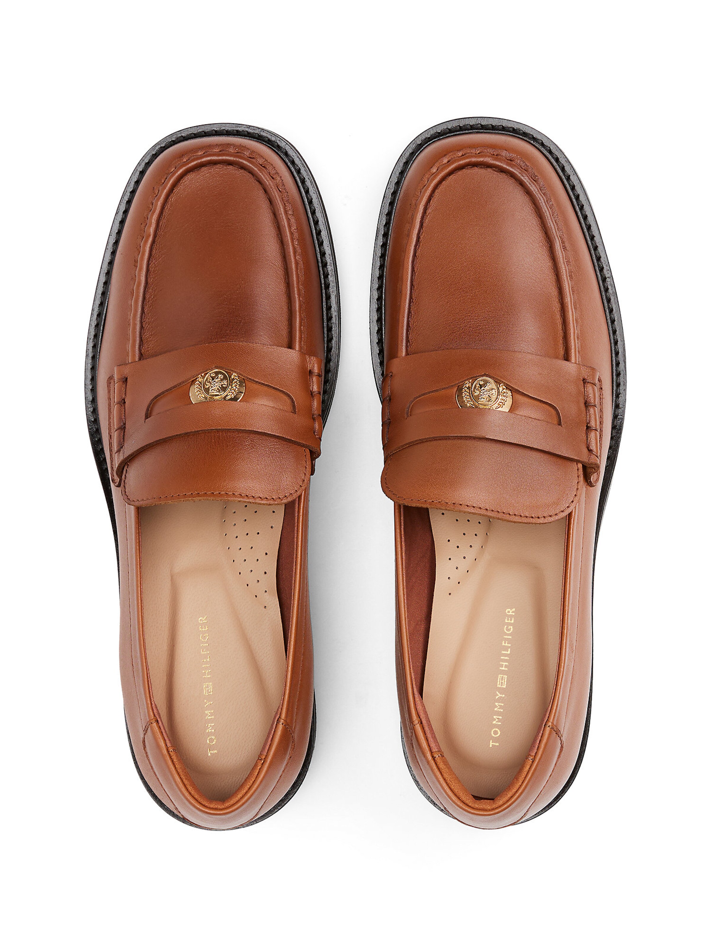 TOMMY HILFIGER Шлепанцы в Коричневый