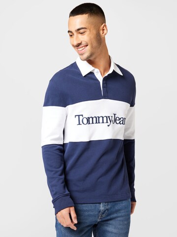 Tommy Jeans Shirt 'RUGBY' in Blau: predná strana