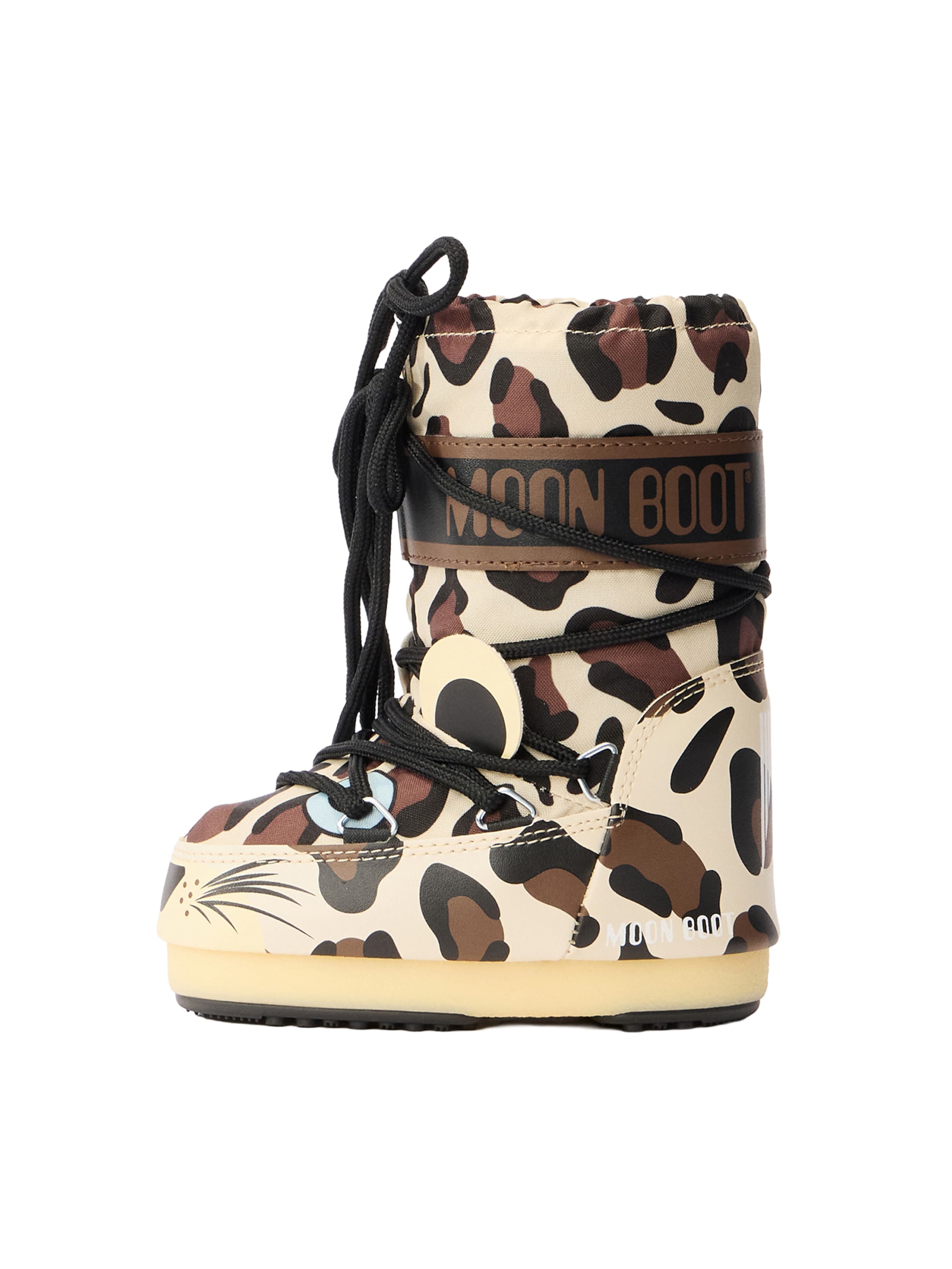 MOON BOOT Boots 'MB ANIMAL' in Beige: Vorderseite