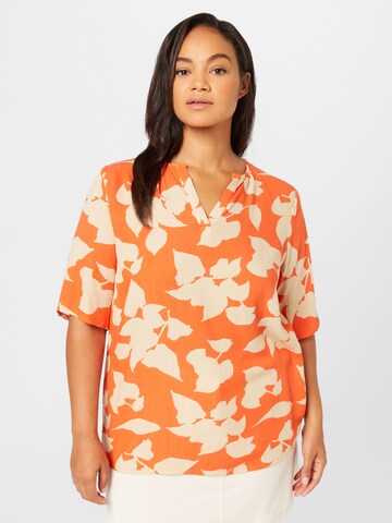 ONLY Carmakoma Blouse 'EMERSON' in Orange: front