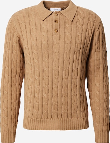 ABOUT YOU x Kevin Trapp Sweater 'Joris' in Brown: front