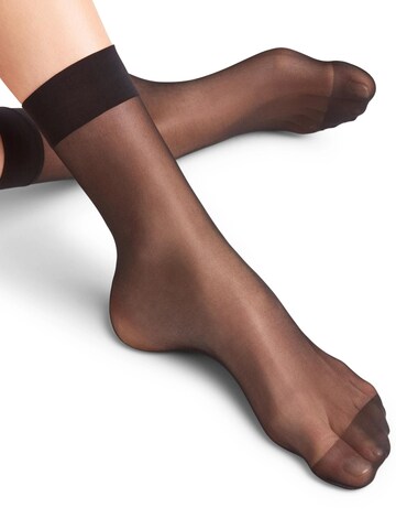 FALKE Socken 'Seidenglatt'‌‌‌ in Schwarz
