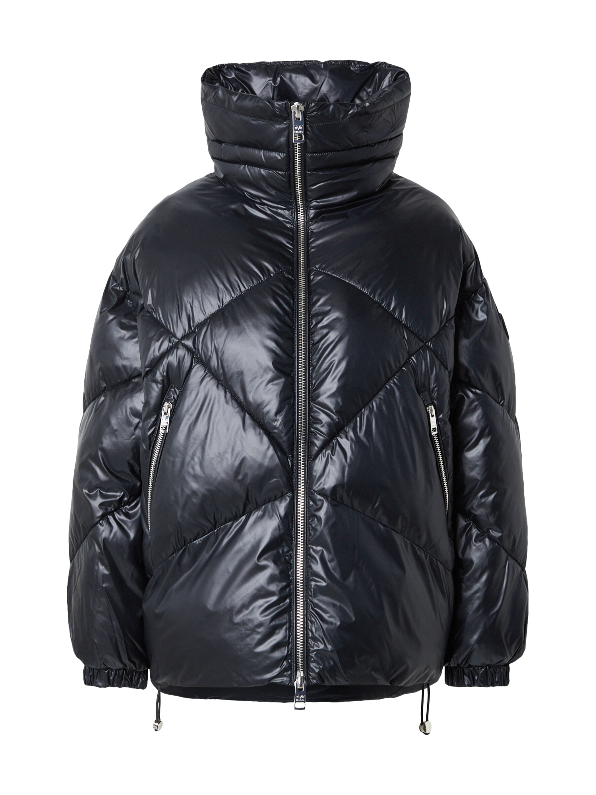 19V69 ITALIA Vinterjacka 'Debora' i svart: framsida