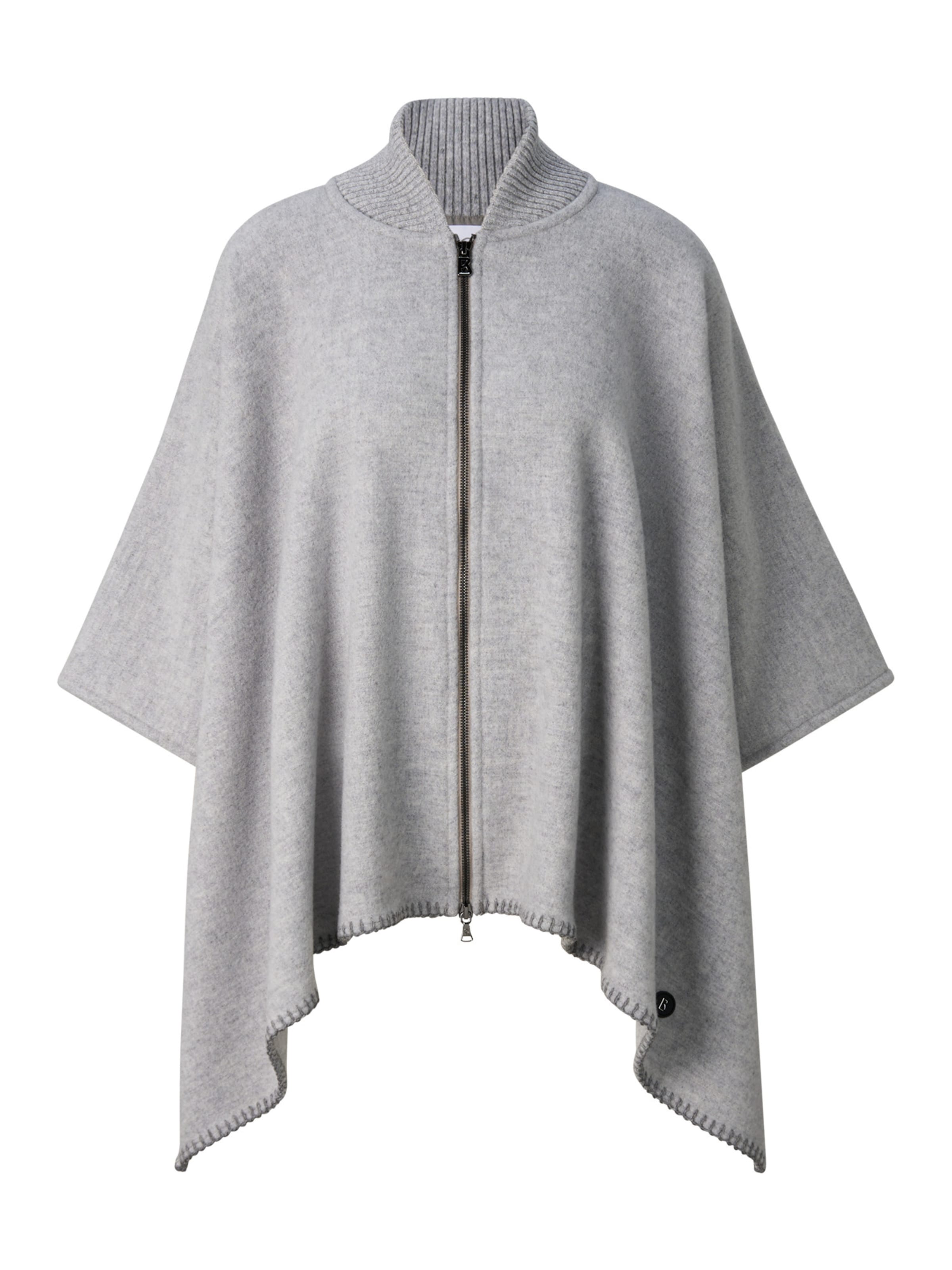 BOGNER Cape 'Nellie' in Grau: Vorderseite
