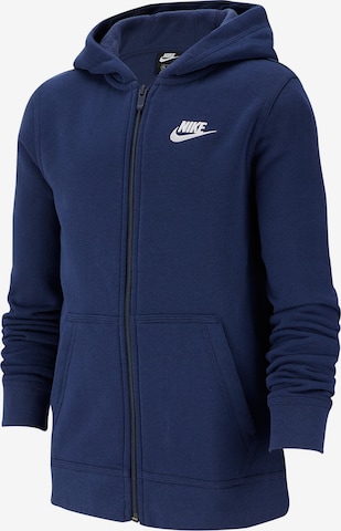 Nike Sportswear Regular fit Jopa na zadrgo | modra barva