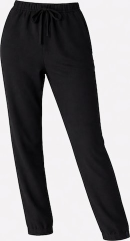 fashionshowcase - Pantalón 'SOREYA' en negro: frente