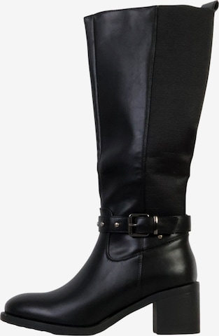 Super Mode - Botas 'Supermodische Stiefel mit Reißverschluss' en negro: frente