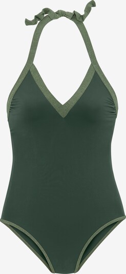 JETTE Maillot de bain en olive, Vue avec produit