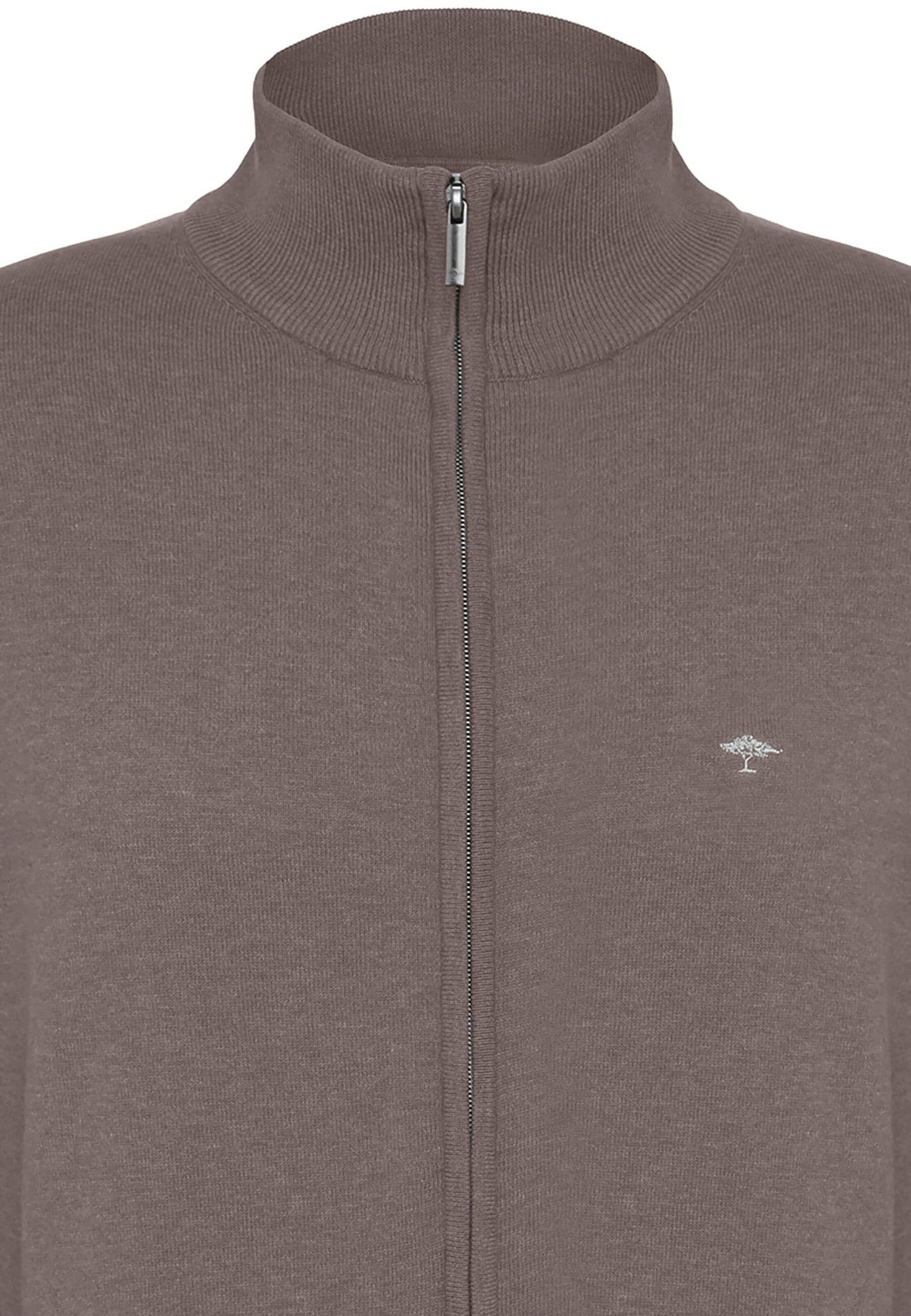 FYNCH-HATTON Regular Fit Cardigan i brun