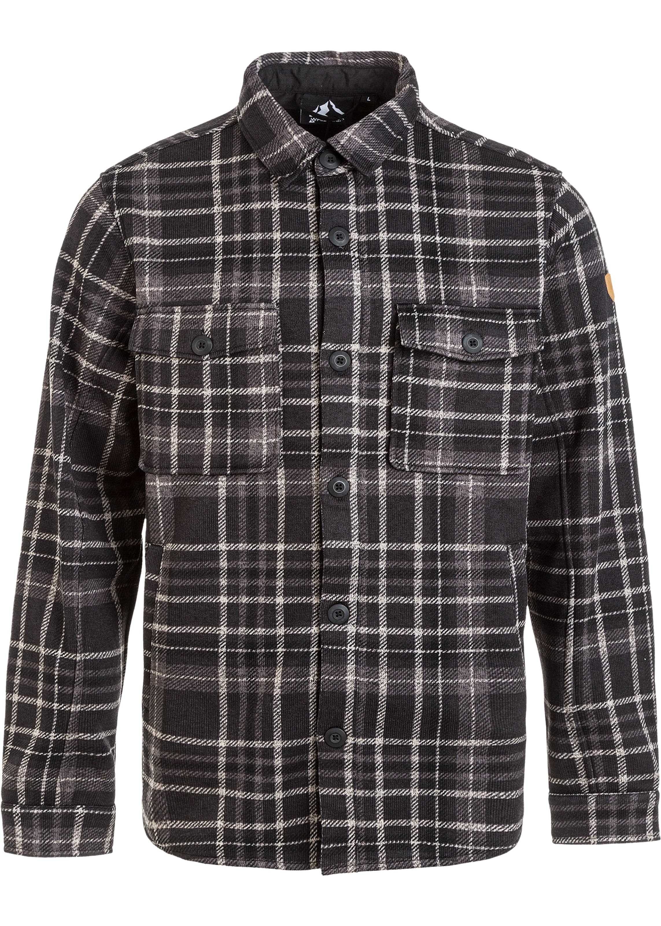 Whistler Regular fit Functioneel overhemd 'Dewey' in Zwart: voorkant