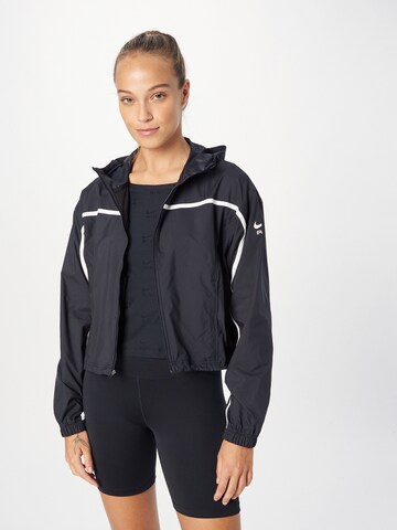 NIKE Sportjacke in Schwarz: predná strana