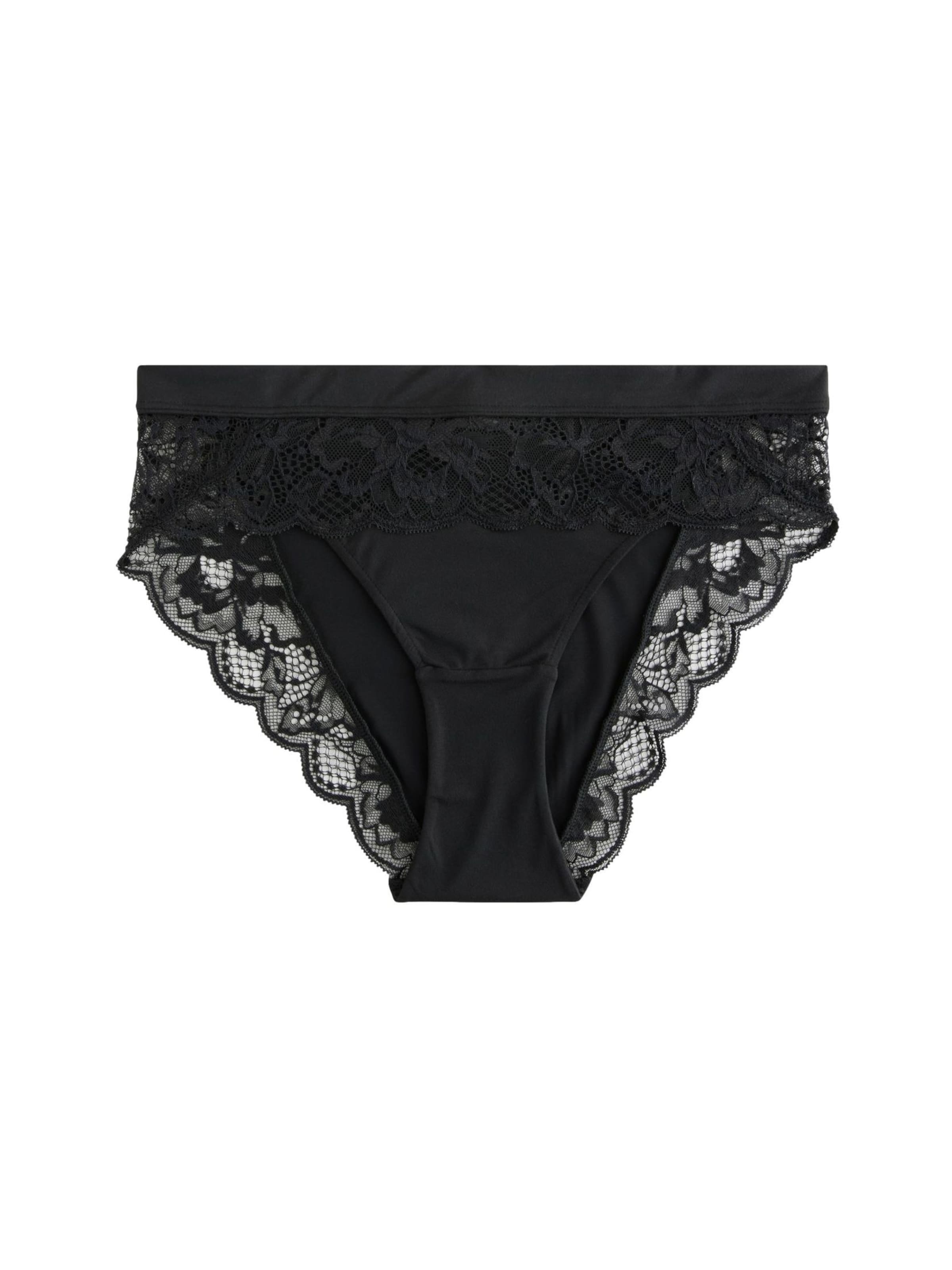 Slip 'Forever Comfort®' de la Next pe negru: față