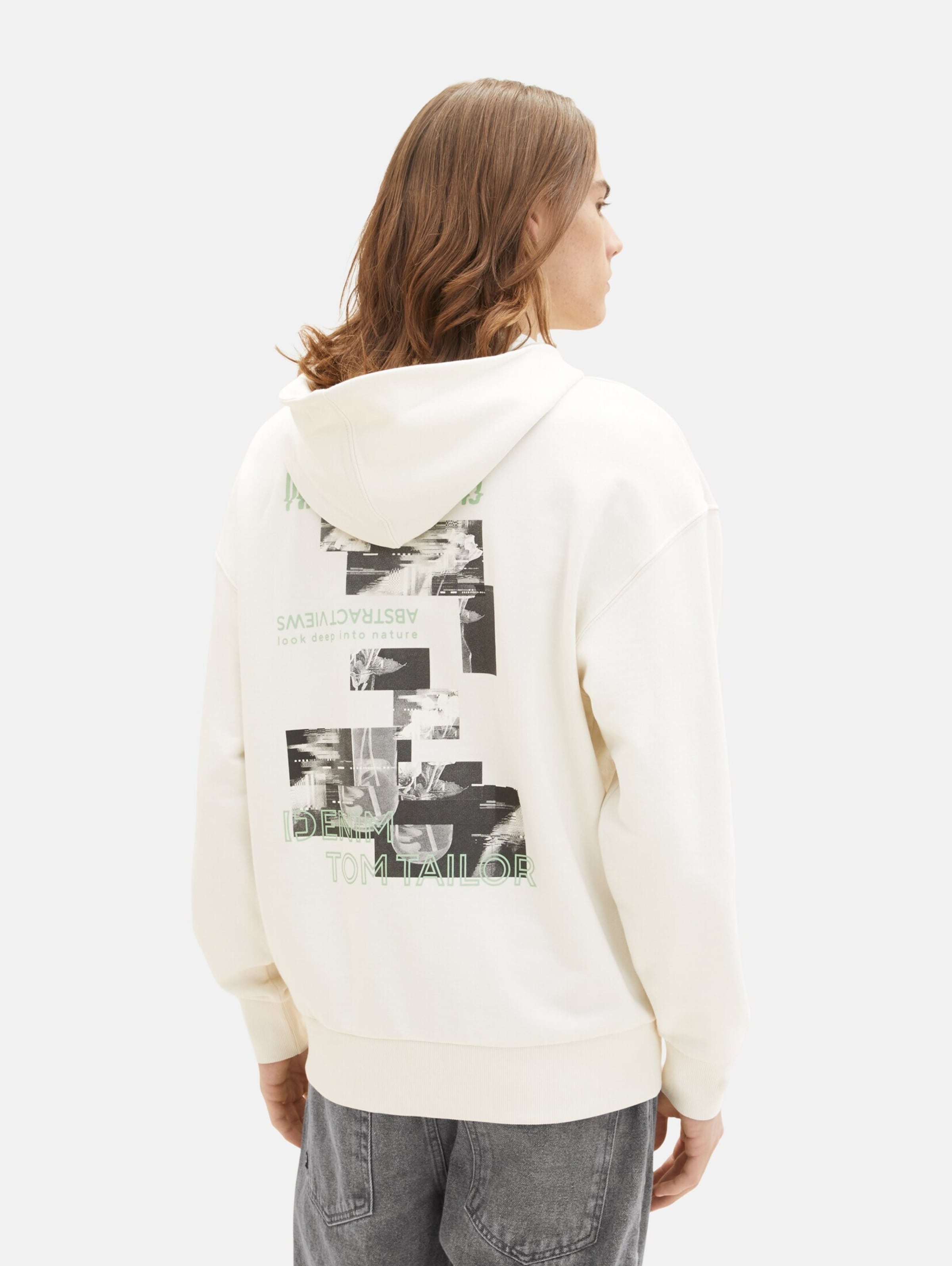 Hooded top clearance with a motif