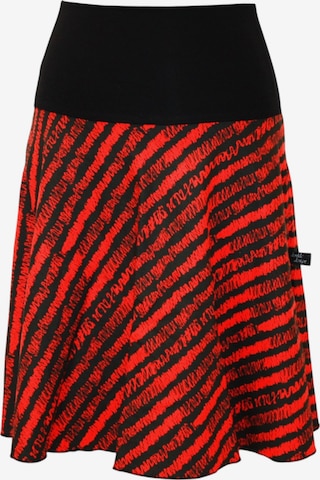 dunkle design Rock 'Skirt "Scribble"' in Rot: Vorderseite