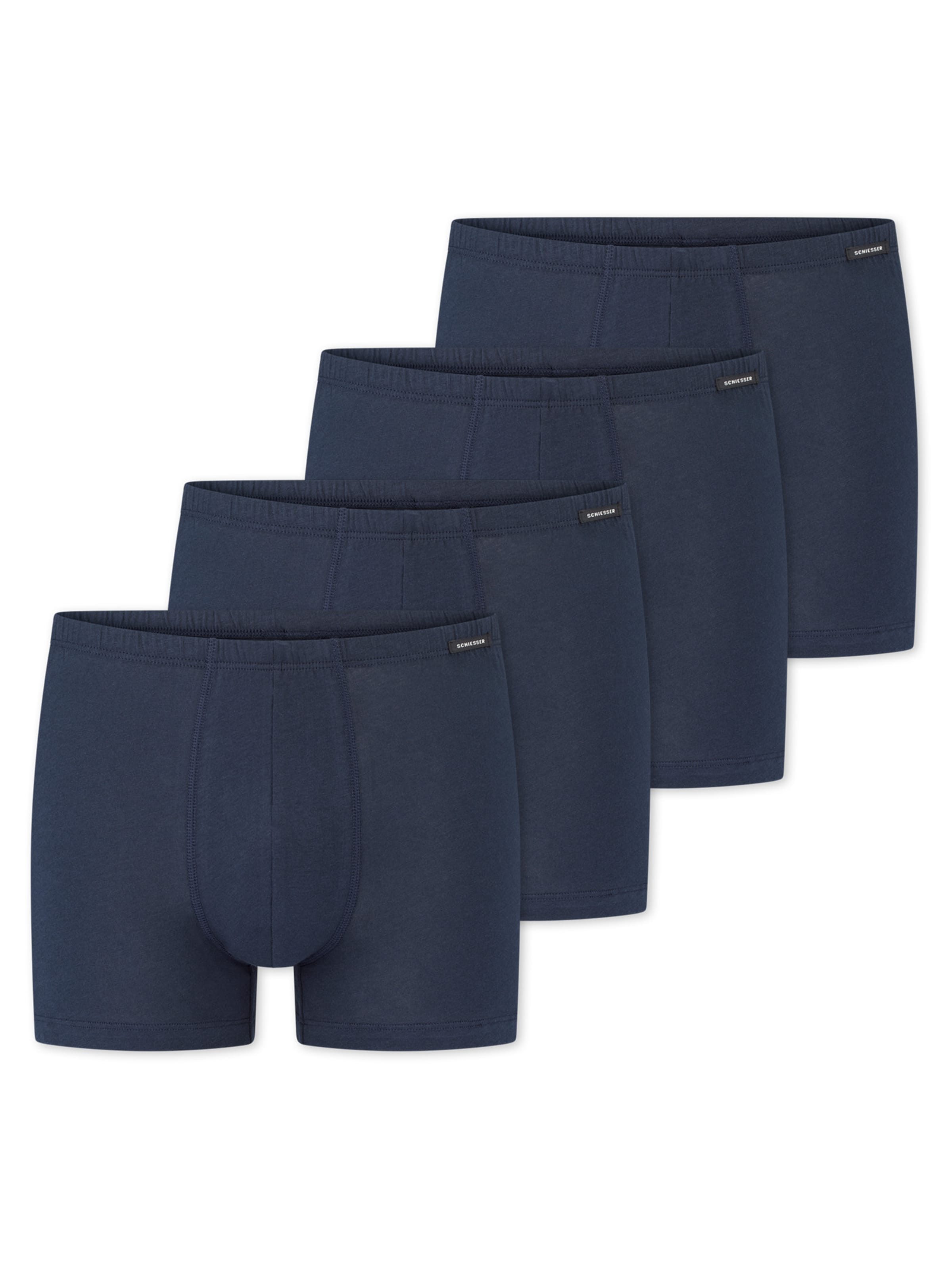 SCHIESSER Boxer shorts 'Cotton Essentials' in Blue: front