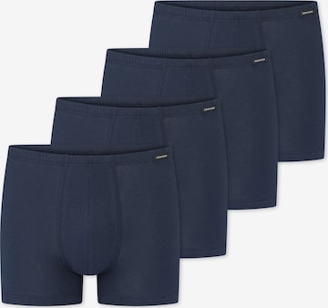SCHIESSER Boxershorts 'Cotton Essentials' in Blau: Vorderseite