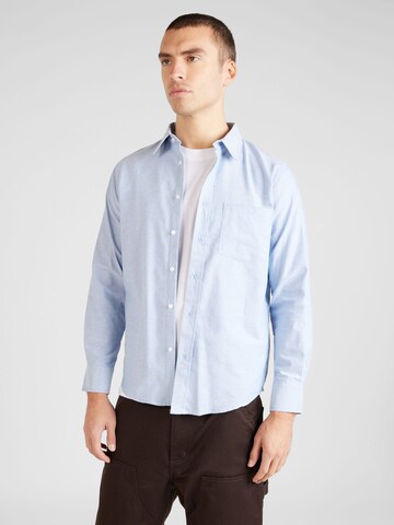 mėlyna AÉROPOSTALE Standartinis modelis Marškiniai: priekis