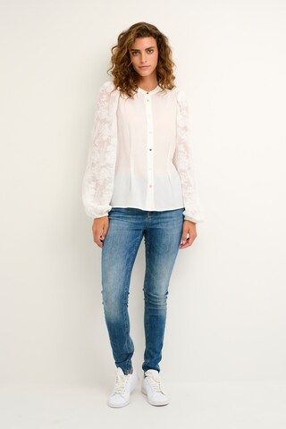 CULTURE Bluse 'Jasmine' i hvid