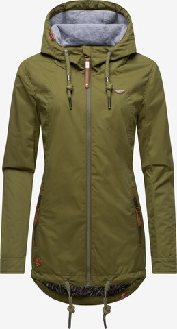 Veste fonctionnelle 'Zuzka' Ragwear en vert : devant