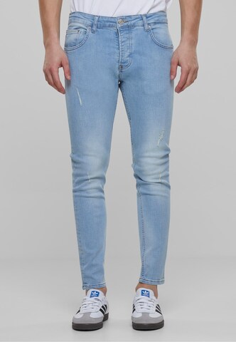 2Y Premium Regular Jeans in Blau: predná strana