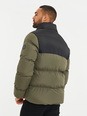 Threadbare Winter Jacket in Green