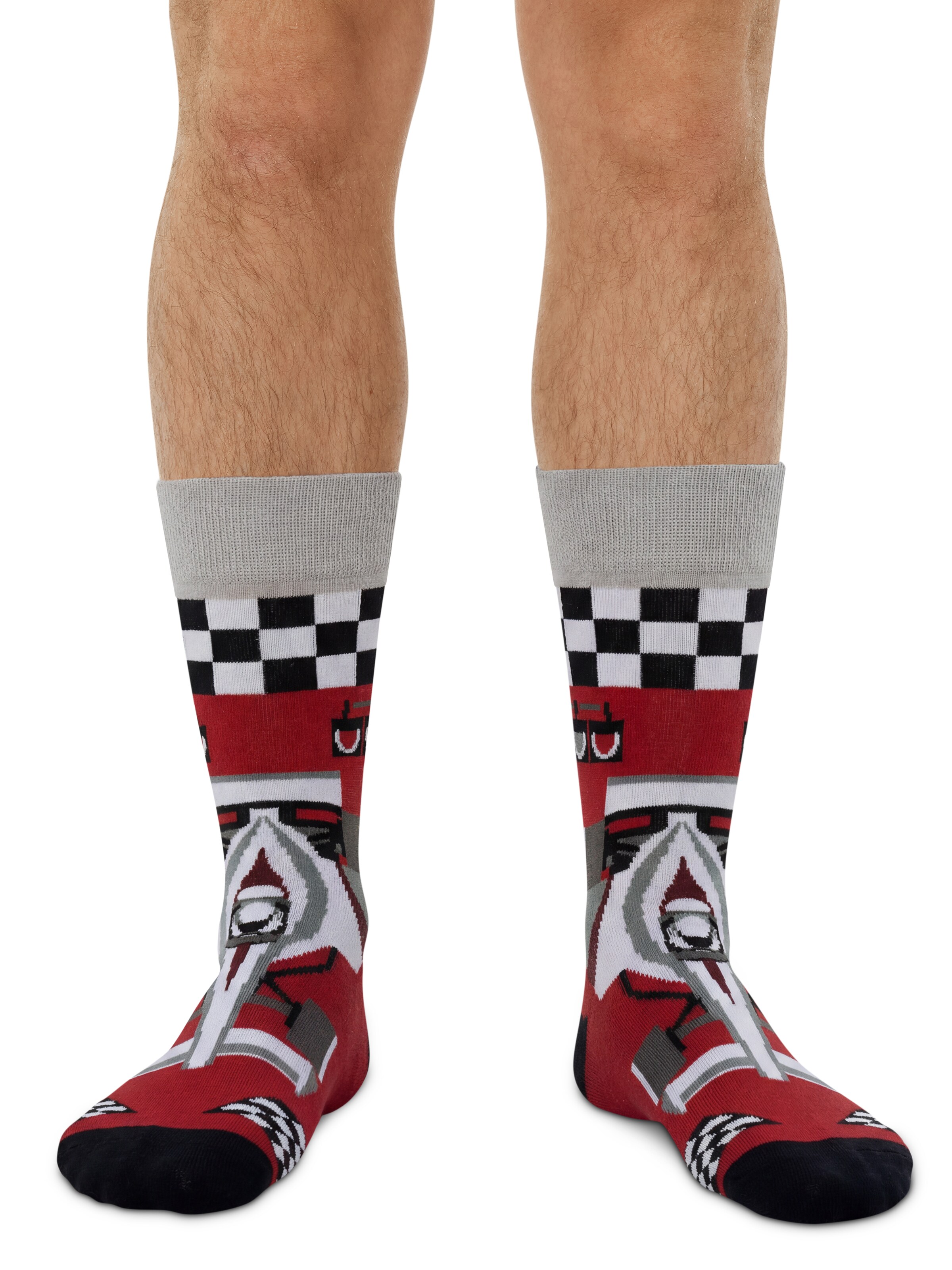 Circle Five Socken‌‌‌‌‌ in Rot: Vorderseite