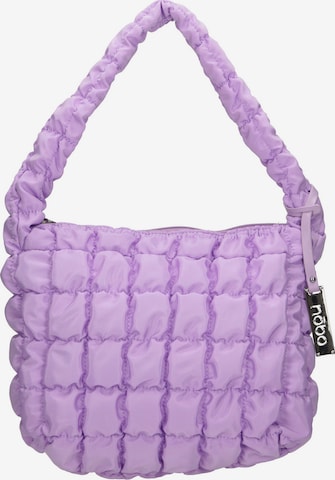 NOBO Handbag 'Quilted' in Purple: front