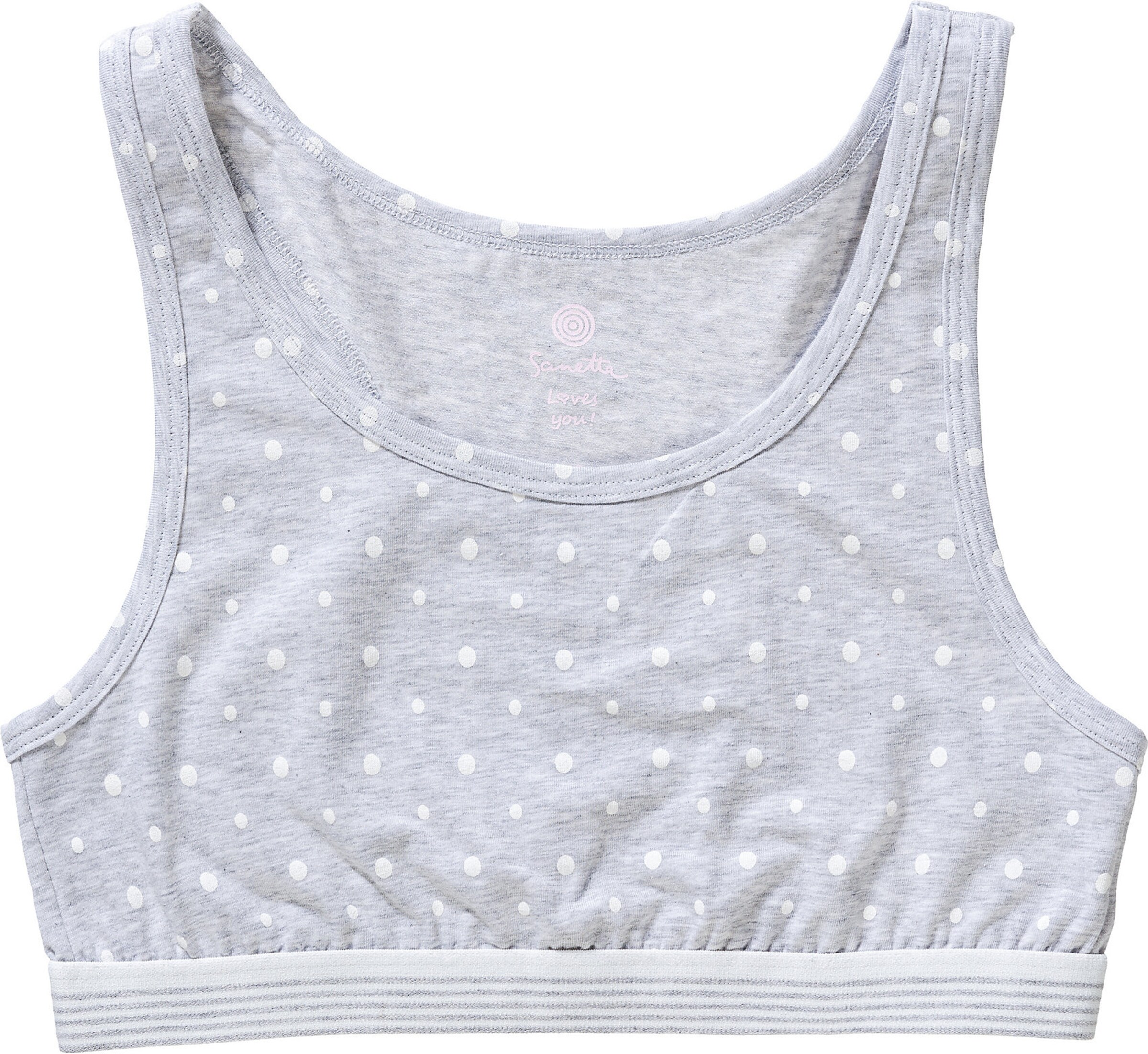 Sanetta Bustier BH in Grau