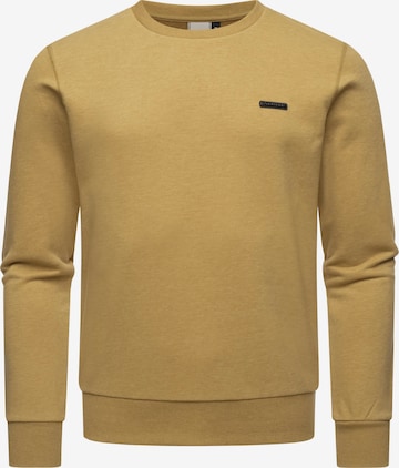 Ragwear Sweatshirt 'Indie' in Yellow: front