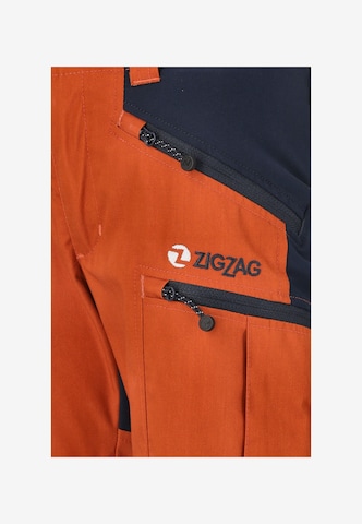 ZigZag Regular Workout Pants 'Bono' in Orange