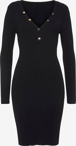 BUFFALO Knit dress in Black: front