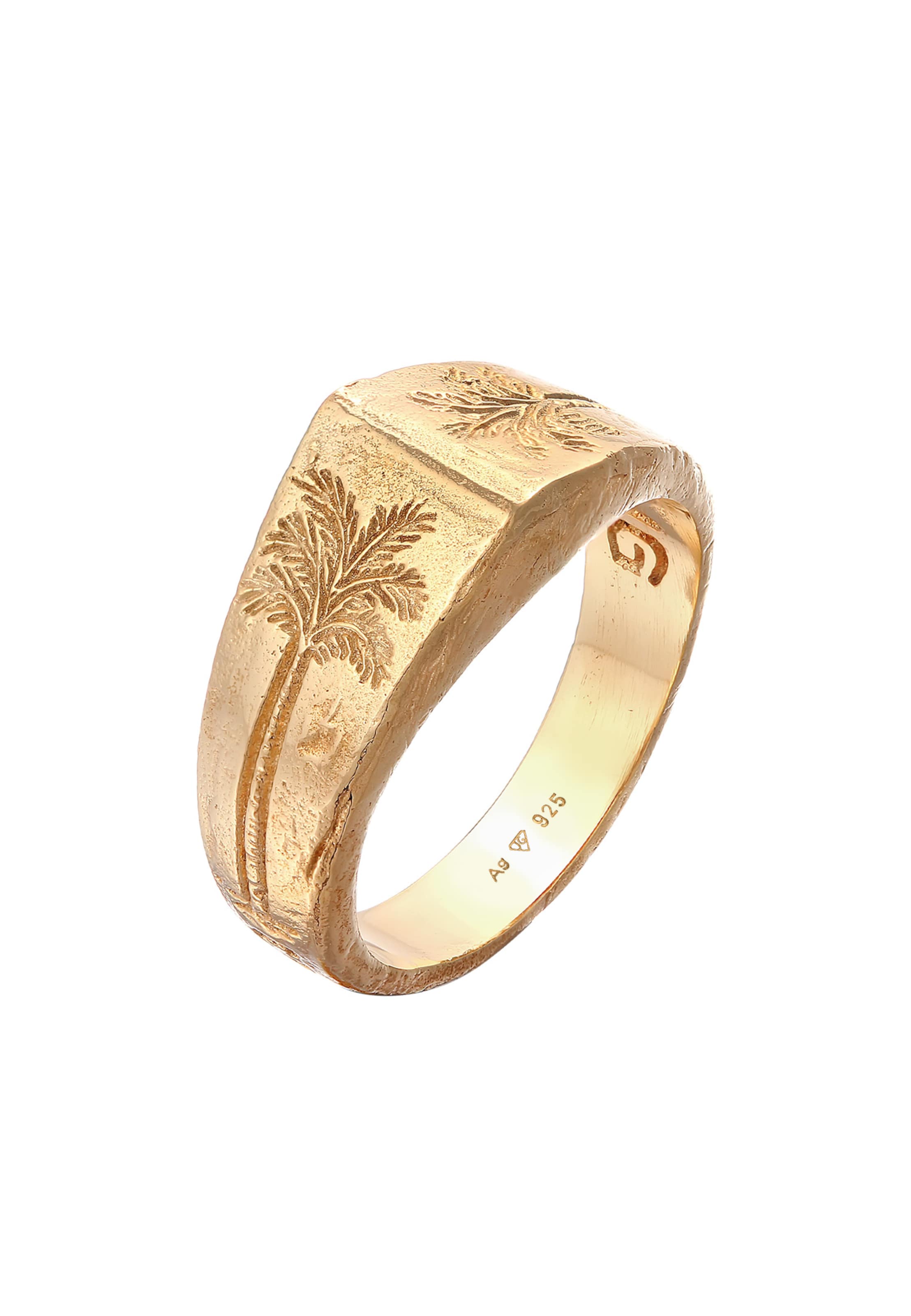 Haze&Glory Ring 'Coconut' in Gold: Vorderseite